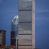 Prudential Center at dusk