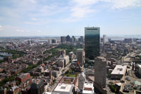 View from Prudential Tower, Boston