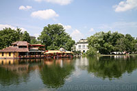 The pond of Városliget - Budapest's city park