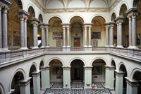 Interior of the Museum of Fine Arts in Budapest