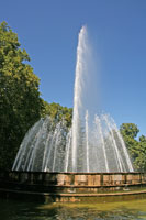 Fontein op het Margaretha-eiland, Boedapest