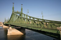 Die Freiheitsbrücke in Budapest
