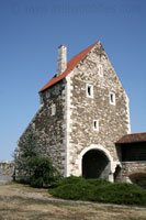 Guard tower at the round bastion of the Buda Castle