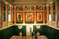 Innenansicht der Ungarischen Nationalmuseum in Budapest
