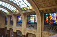 Glas-in-lood-ramen, Hotel Gellért, Boedapest