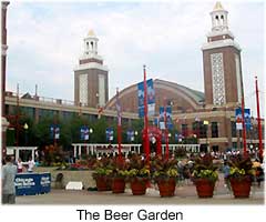 Navy Pier beer garden