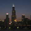 Sears Tower at night