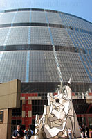 James R Thompson Center and Monument with Standing Beast, Chicago