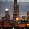 Sears Tower at night