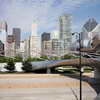 Footbridge towards Millennium Park
