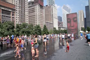 Crown Fountain, Millennium Park, Chicago