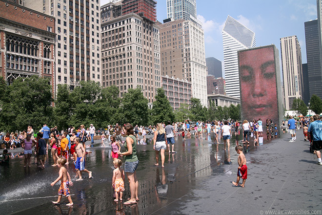 Crown Fountain, Millennium Park