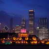 Buckingham Fountain at dusk
