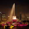 Buckingham Fountain's animated water display