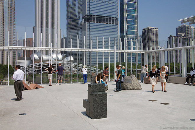 sculpture terrace at the art institute s modern wing chicago pictures