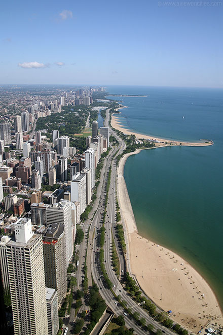 North side seen from John Hancock Center