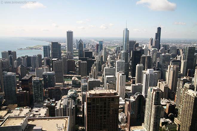 View towards the Loop from John Hancock Center