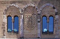 City Coat of Arms on the Hahnentorburg in Cologne
