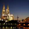 Dom and Hohenzollernbr�cke at night