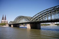Hohenzollern bridge, Cologne