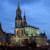 Hofkirche at night