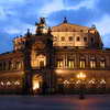 Semperoper at dusk