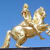 Golden Rider statue