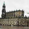 Hofkirche on a rainy day