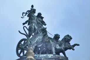 Panther Quadriga with Dionysos on the Semper Opera House, Dresden