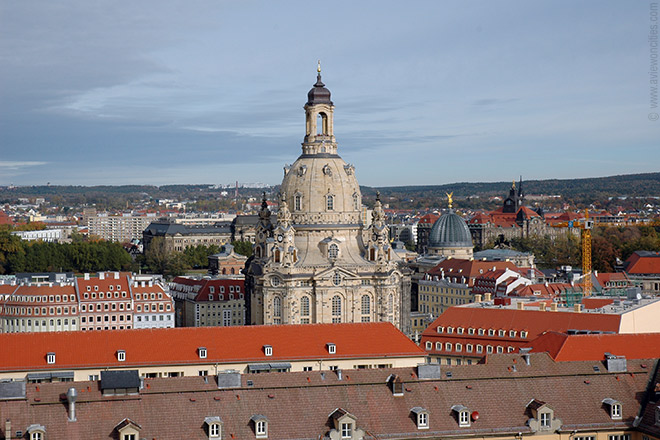 Frauenkirche seen from Kreuzkirche