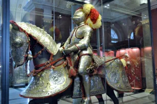 Golden suit of armor, Historical Museum, Dresden