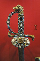 Coronation sabre of Augustus the Strong in the Historical Museum in Dresden