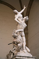 Ontvoering van de Sabijnse Maagden, Loggia dei Lanzi, Florence