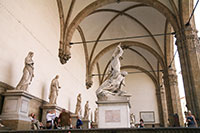 De beelden in de loggia, Florence