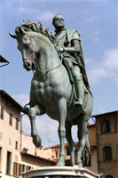 Reiterstatue des Cosimo I. de' Medici, Piazza della Signoria, Florenz
