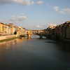Arno River looking towards Ponte Vecchio