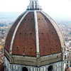 The dome of the cathedral seen from the campanile
