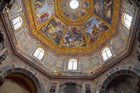 Plafond van de Prinsenkapel, Medici-kapellen, Florence