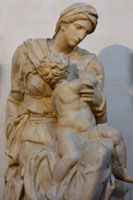 Standbeeld van de Madonna met kind, Medici-kapellen, Florence