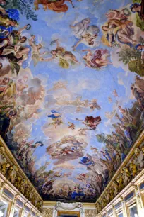 Ceiling painting of the Galleria of Luca Giordano in the Medici Riccardi Palace in Florence