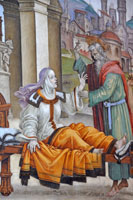 Johannes wekt Drusiana tot leven, Capella di Filippo Strozzi, Santa Maria Novella, Florence
