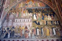Strijdende kerk en overwinnende kerk, Spaanse kapel, Santa Maria Novella, Florence