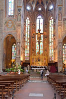 Interieur van Santa Croce in Florence