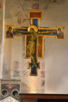 Het kruisbeeld van Cimabue in Santa Croce, Florence