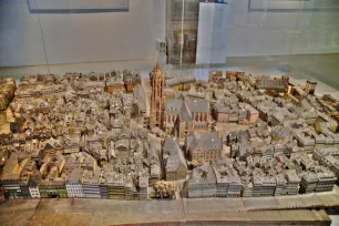 Scale model of medieval Frankfurt in the Historisches Museum