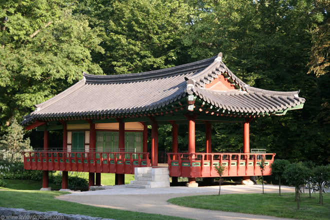 Morgentau Pavilion Koreanischer Garten Frankfurt Pictures