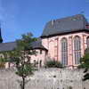 Justinuskirche seen from the Main riverbank
