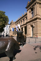 Frankfurt Stock Exchange Building at the Börsenplatz