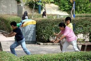 Tai Chi in Kowloon Park, Hong Kong