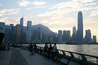 Skyline seen from Hong Kong Convention Center